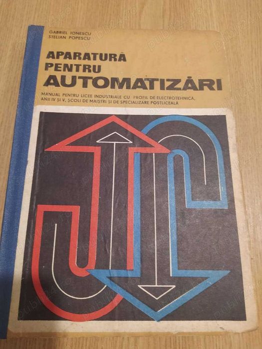 Aparatură pentru automatizări - manual - G. Ionescu, S. Popescu