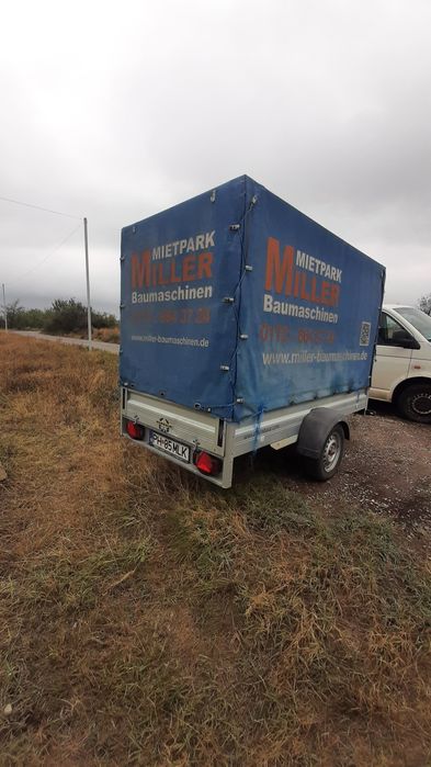 Remorca 750 kg prelata cu oblone
