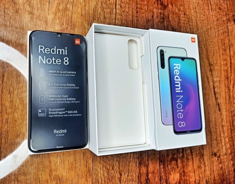 Srochna Redmi Note 8 Black Starry Yangi xolati