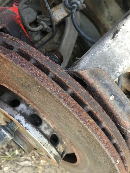 Предни спирачки от Audi a4 b6 BEX 312mmm