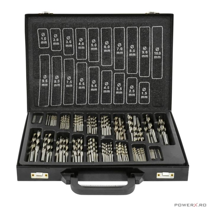 Trusa Set 170 Burghie Lemn Metal Notig