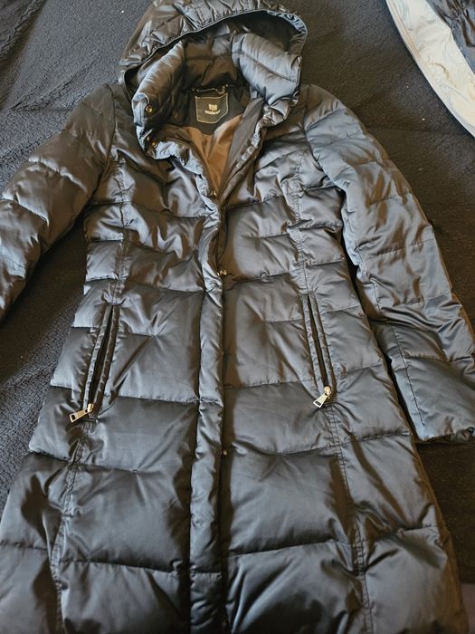 Geaca femei lunga pene 90% Mabrun