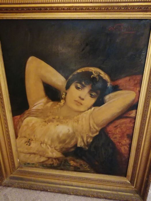 Tablou semnat indescifrabil