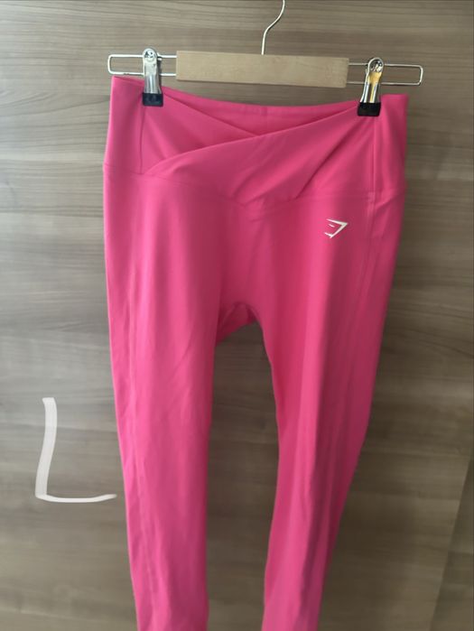 Gymshark дълъг спортен клин в розово