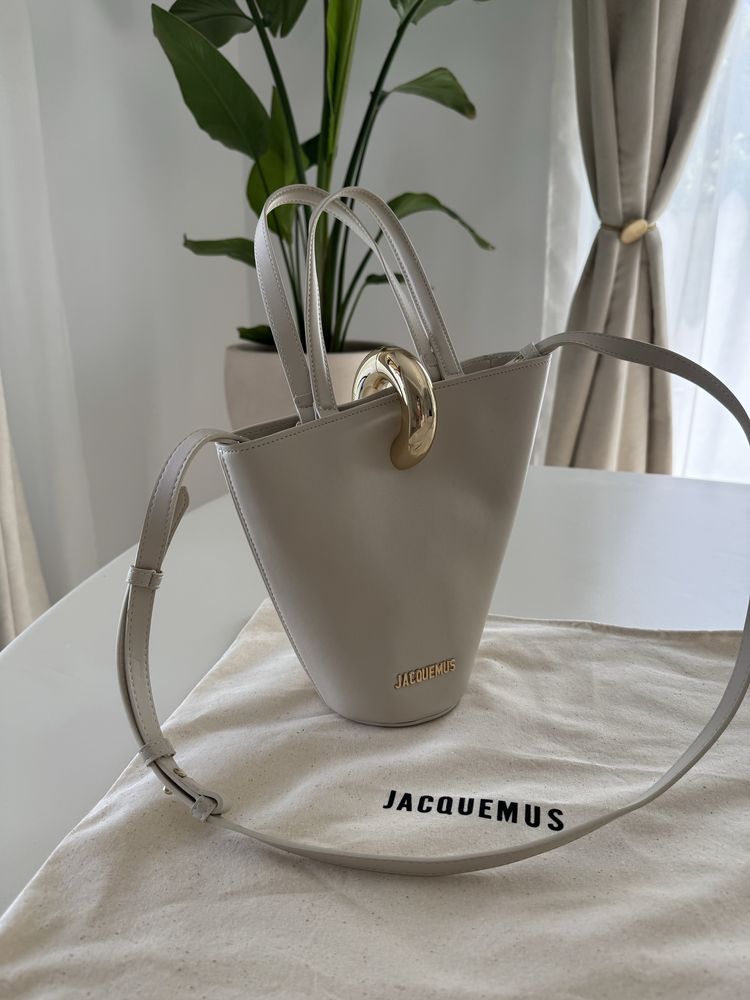 Geanta jacquemus piele naturala