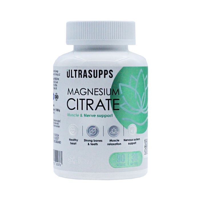 Магний цитрат Ultrasupps 100 мг 90 капсул