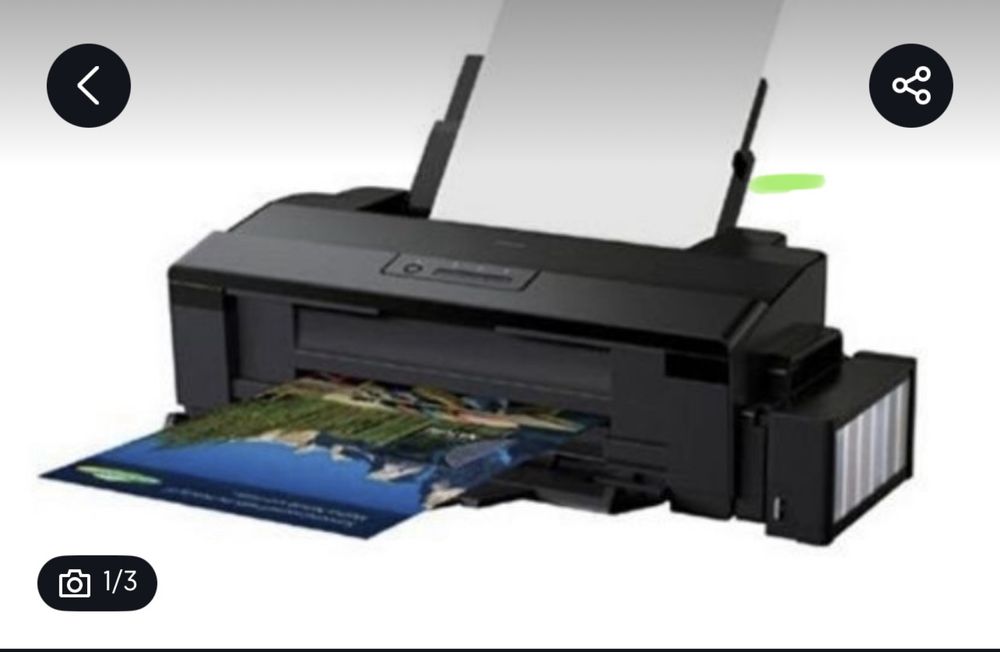 Epson L1800 на запчасти рабочий