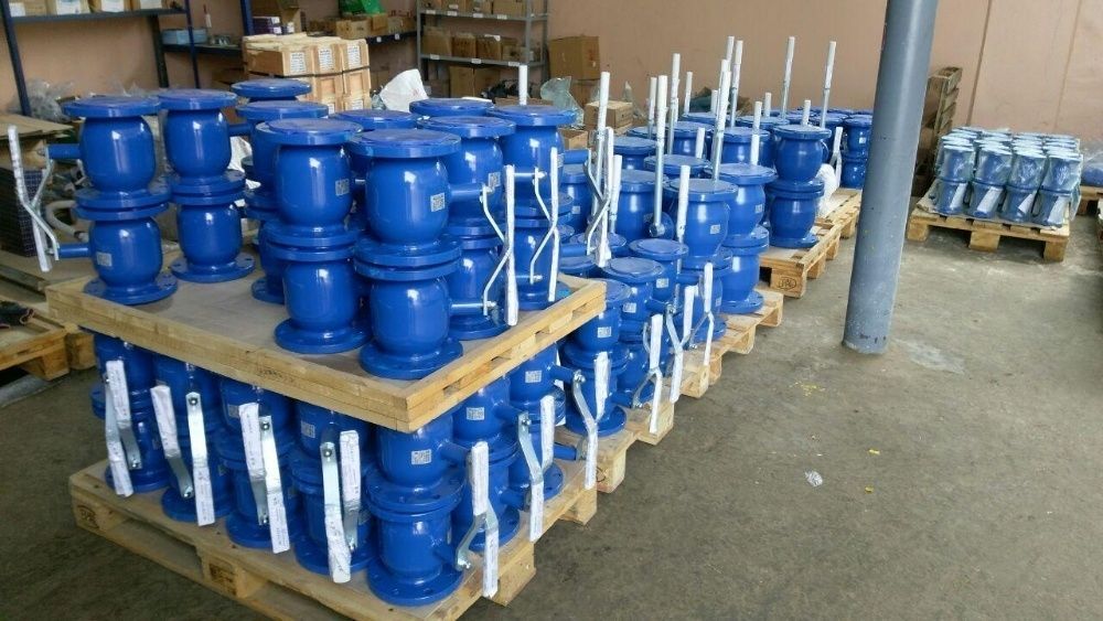 Кран шаровой стальной фланцевый вода/газ Ду15- 200 мм Темпер, Россия