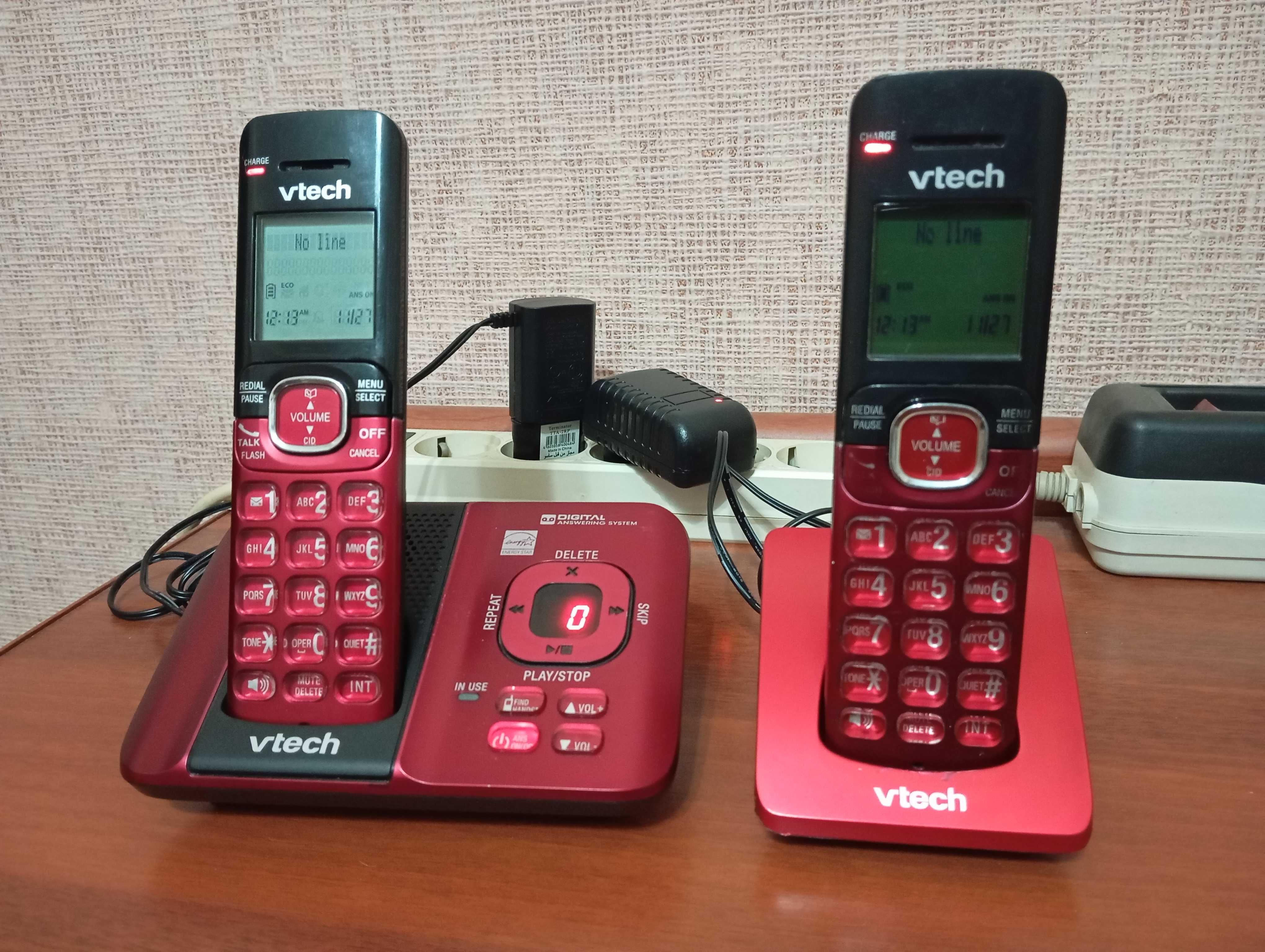 Продам радиотелефон VTECH две трубки на один телефонный номер.