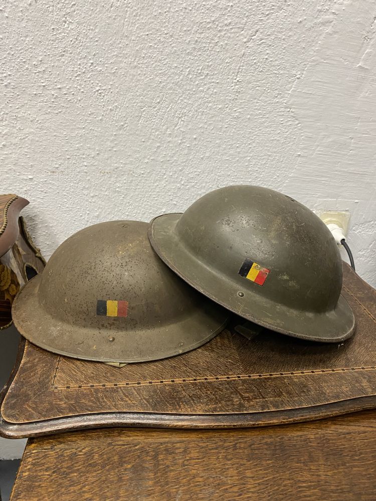 Белгийска военна каска от ВСВ модел франция