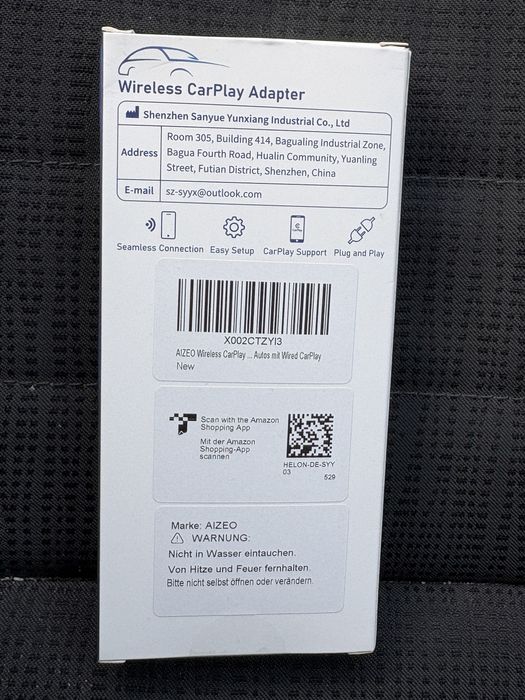 Wireless CarPlay Adapter