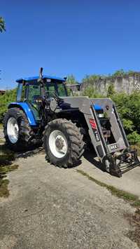 Tractor New Holland TM 125 cu incarcator frontal Mailleux t12