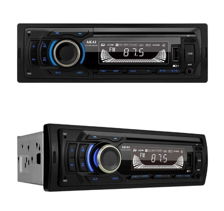 Авто аудио плеър с управление чрез приложение. LED дисплей, Bluetooth,