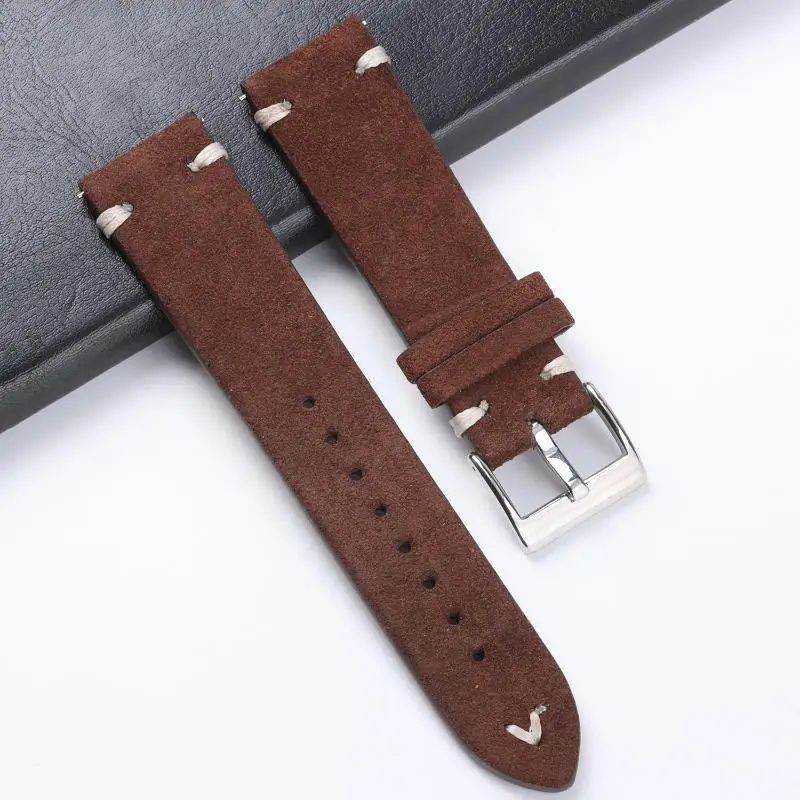 SUEDE Велурена кожена каишка Huawei Watch/Samsung/Garmin/Xiaomi/Apple