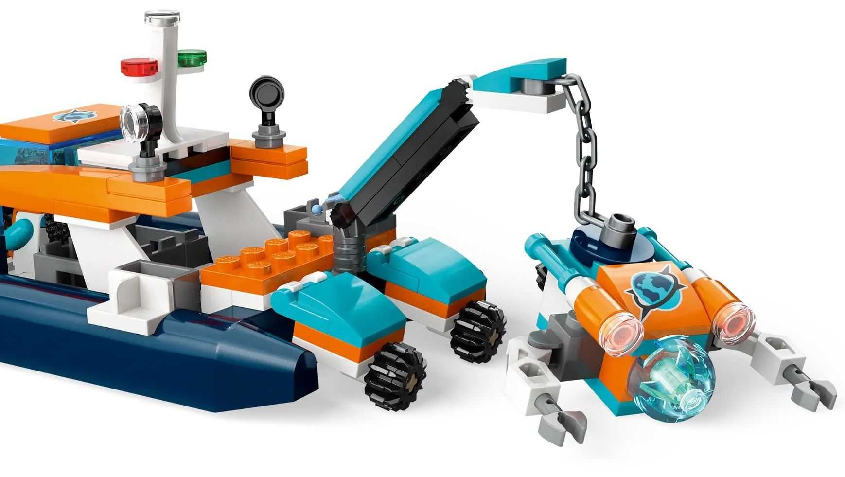 НОВО LEGO City 60377 - Изследователска лодка за гмуркане