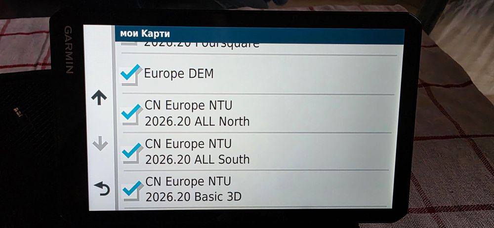 Навигация за камион Garmin Dezl LGV700 MT-S карти за цяла Европа
