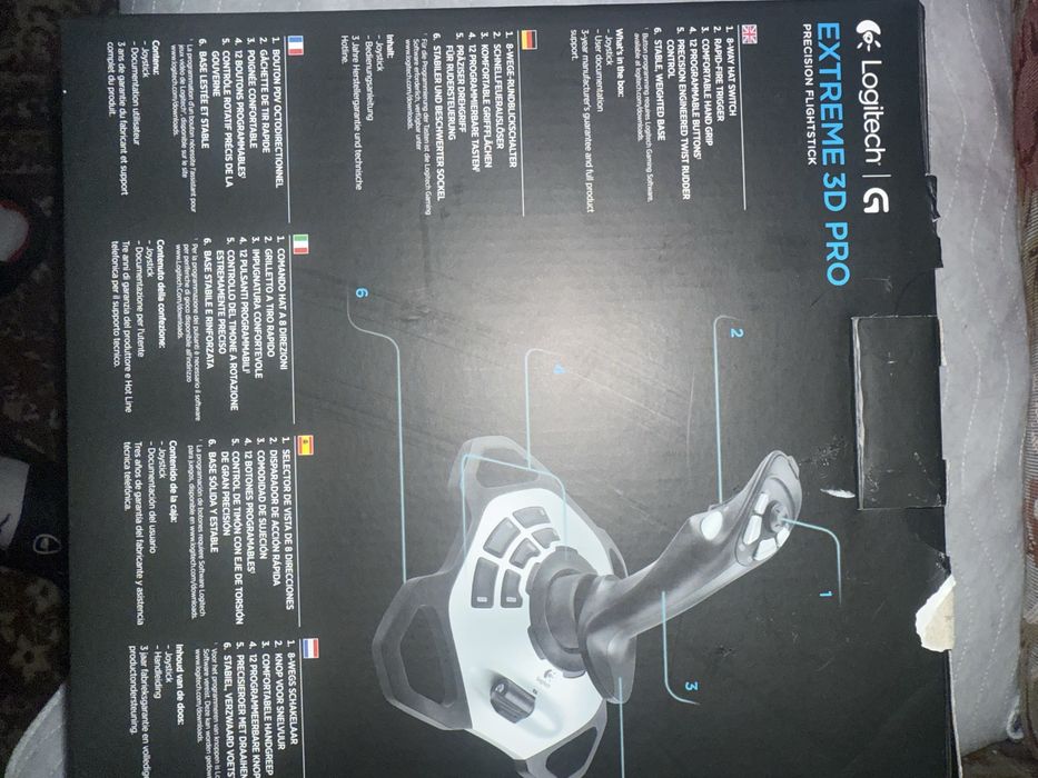 Vand joystick Logitech Extreme 3D PRO pentru Pc