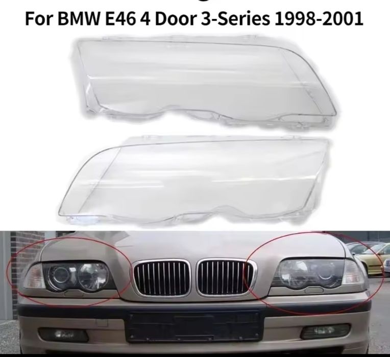 Sticla Far BMW E46, 4 Uşi 1998-2001 NFL