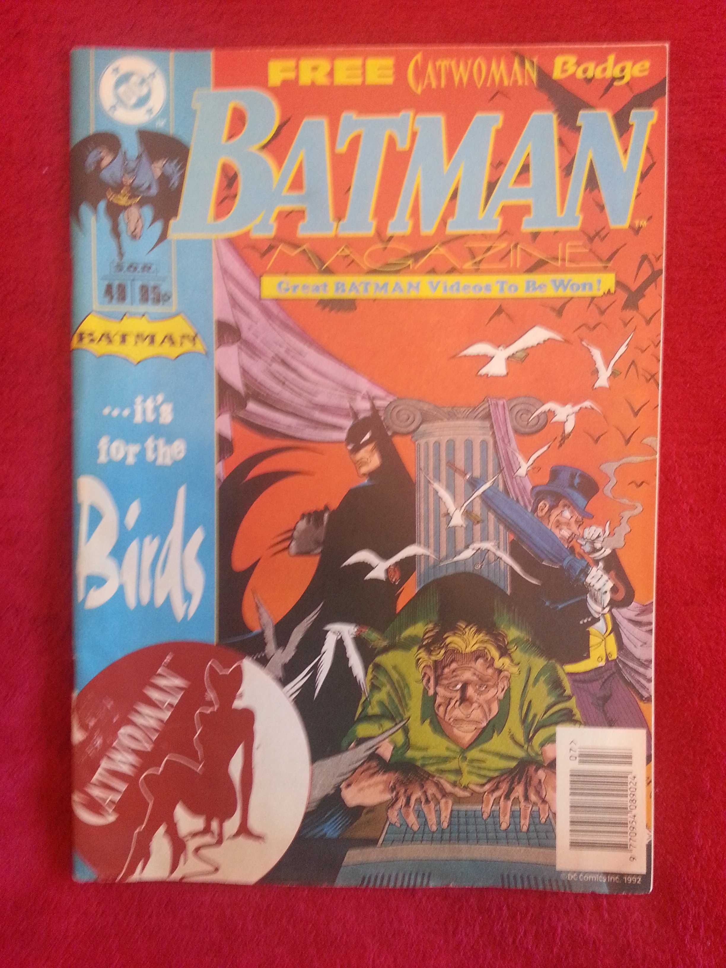 Revista BATMAN MAGAZINE made in UK - nr.49/1992 noua in stare buna