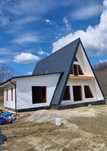 Case cabane tip A din lemn