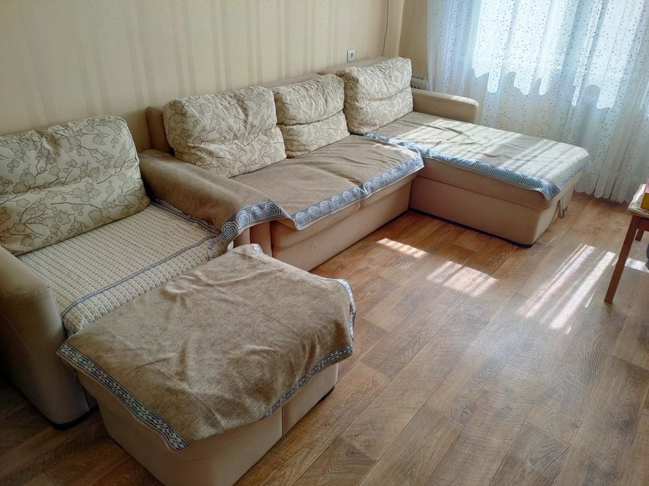 Угловой диван + кресло