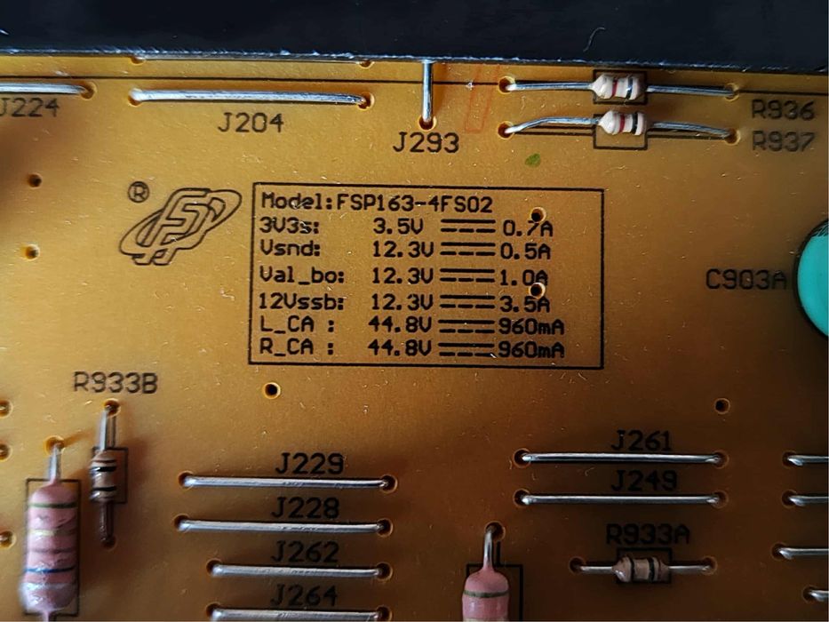 TV Philips 46PFL8008S на части