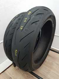 Set anvelope moto 120 70 17 cu 190 55 17 Pirelli rosso 4 dot 2022 5021