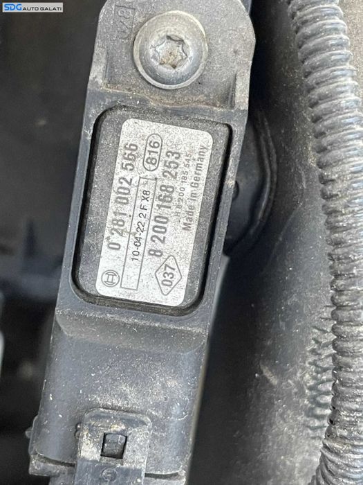 Tub Tubulatura Conducta Admisie cu Senzor Presiune Aer Intercooler Renault Fluence 1.5 DCI 2009 - 2016 Cod 0281002566 [C2211]