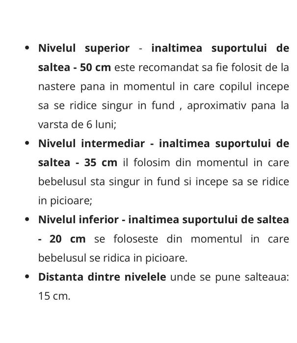 Pătuț “Ola” lemn bebe NOU + cadou saltea din cocos + cadou așternut