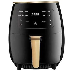 Friteuza cu aer cald, Air Fryer, 2400W, 6L, LCD Touch control