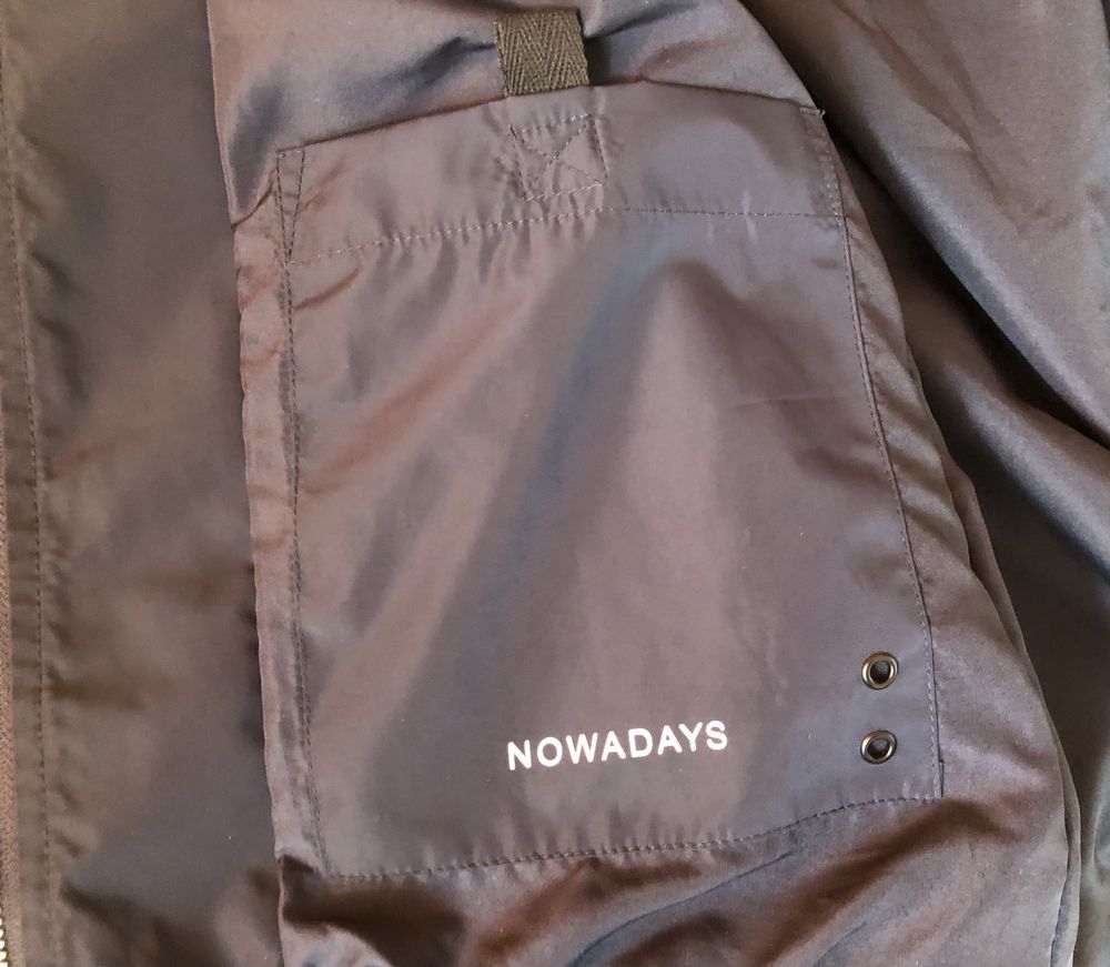 НОВО NOWADAYS Nylon Bomber Jacket ОРИГИНАЛНО мъжко бомбър яке М