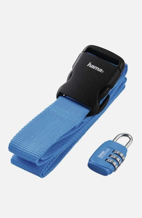 Set curea+lacat cu cifru Hama, pentru bagaje