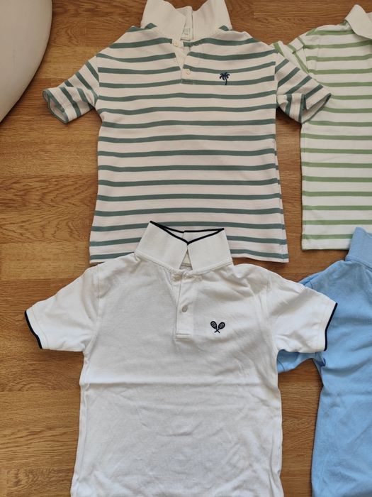 Tricouri polo mărime 6/8 ani (h&m)