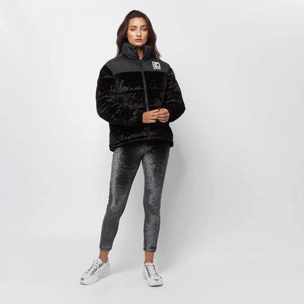KARL KANI Retro Velvet Puffer Jacket дамско зимно яке - р.М