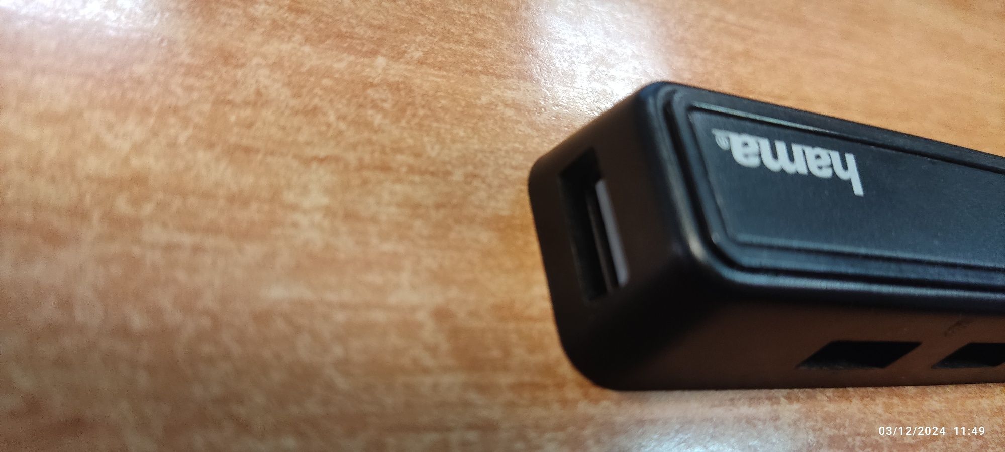 Hub USB Hama 00012167 negru