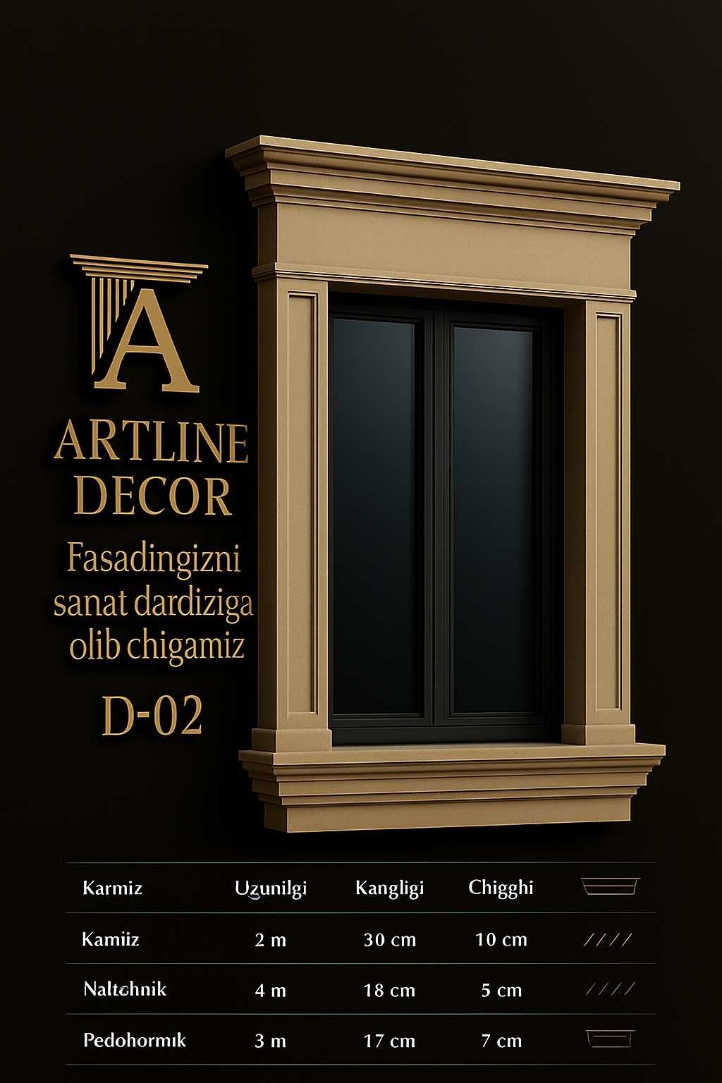 ARTLINE DEKOR / Пенопласт Декор. Penoplast Decor