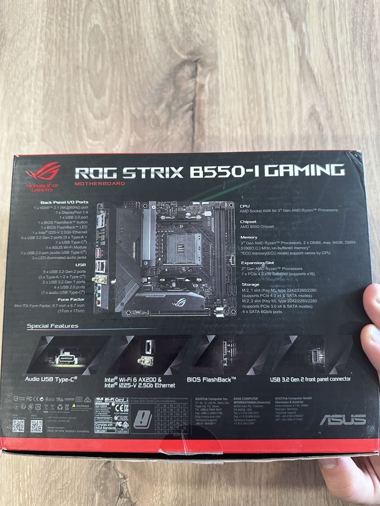 ASUS ROG Strix B550-I Gaming
