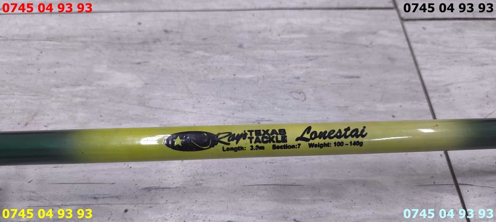 lanseta telescopica 3m TEXAS TACKLE cu modificare la varf