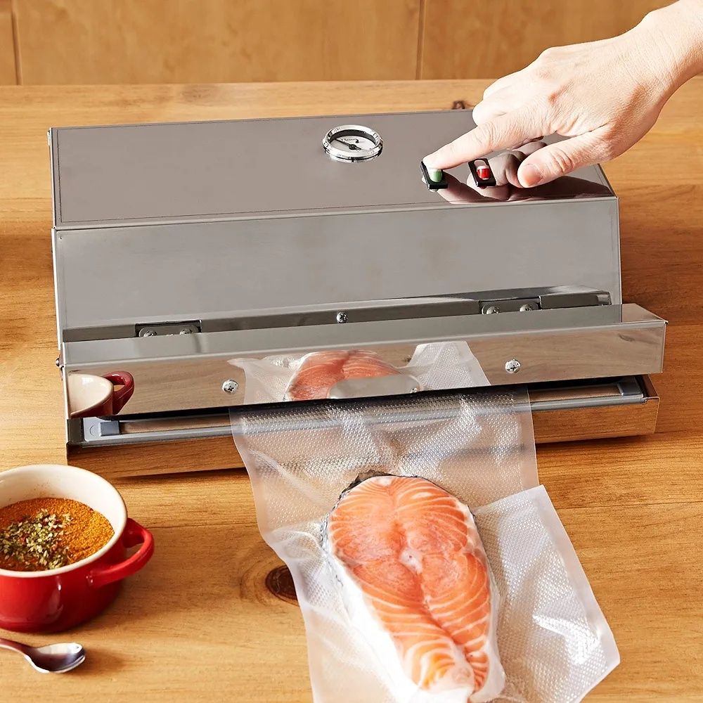 Професионална Вакуум машина REBER Automatic professional INOX 30 см