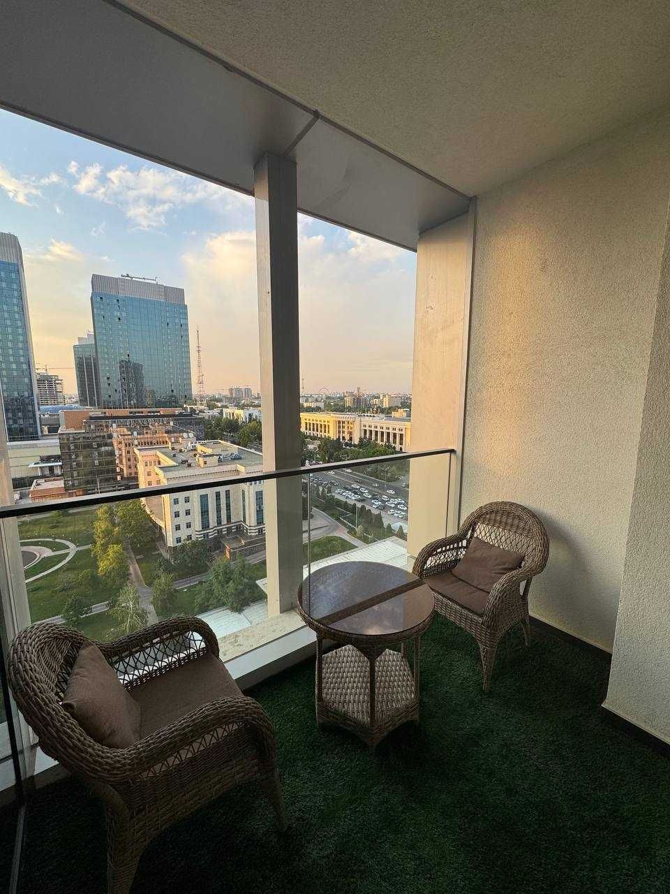 Ташкент Сити Nest One 2-комн 12/51 58 м² евроремонт вид на парк