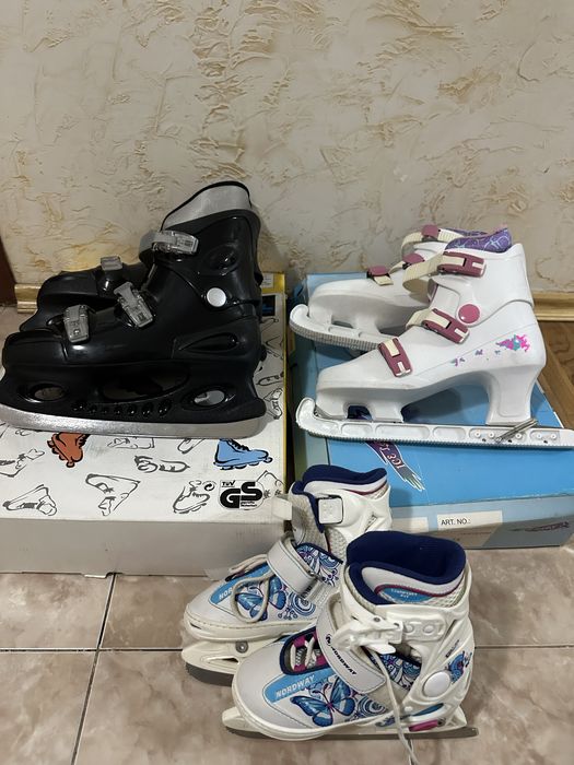 Продам коньки мужские, женские и детские