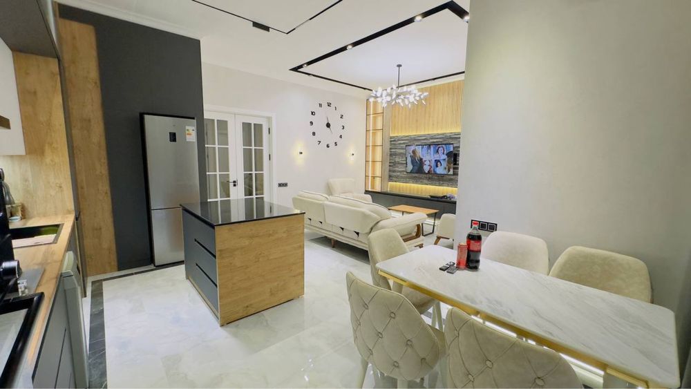 Новостройка Oq Saroy от Urban Stroy 3 комнатная 3 этаж, 83м2. Евро