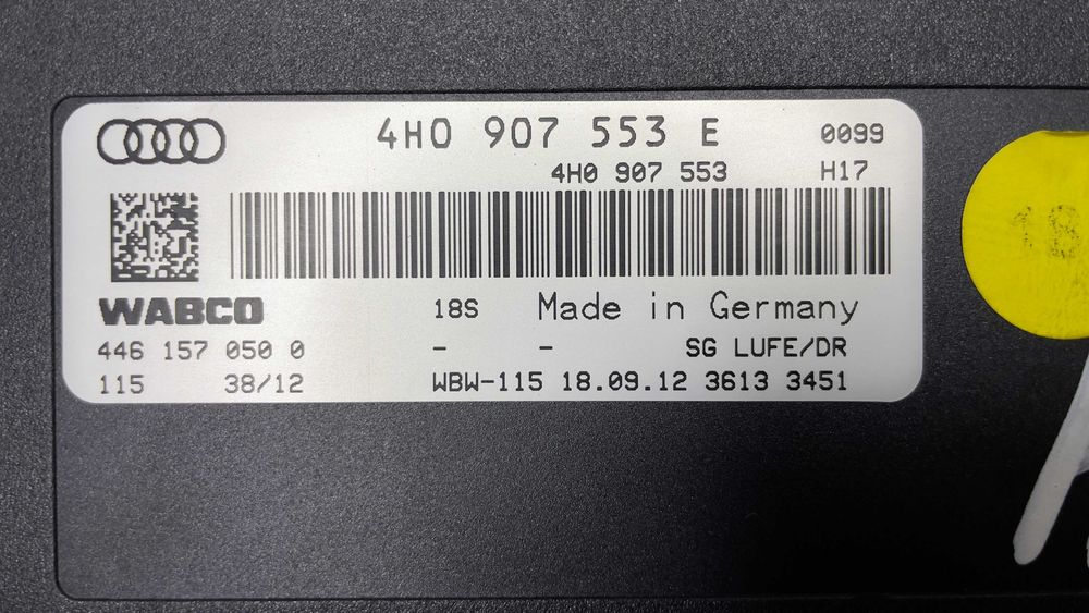 Модул въздушно окачване AUDI A8 4H0907553E