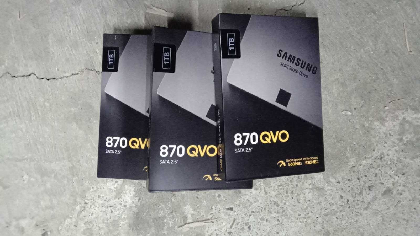 Solid-State Drive (SSD) Samsung 870 QVO, 1 TB, SATA III, nou
