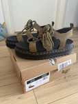 Sandale Dr Martens verzi, cu sireturi, marimea 39