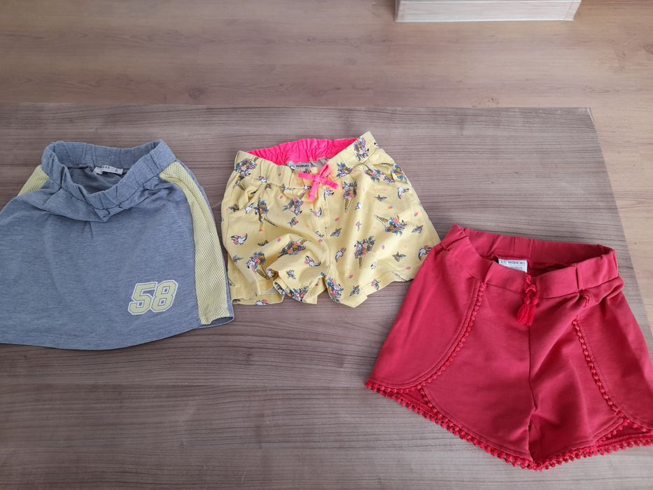 Тениски и шорти за момиче, 7-8 год
