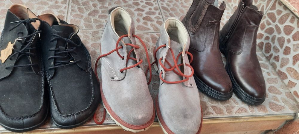 Natural Мъжки Боти 44номер Естествена кожа