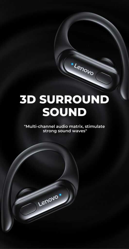 Спортивные Bluetooth наушники Lenovo live pods xt60