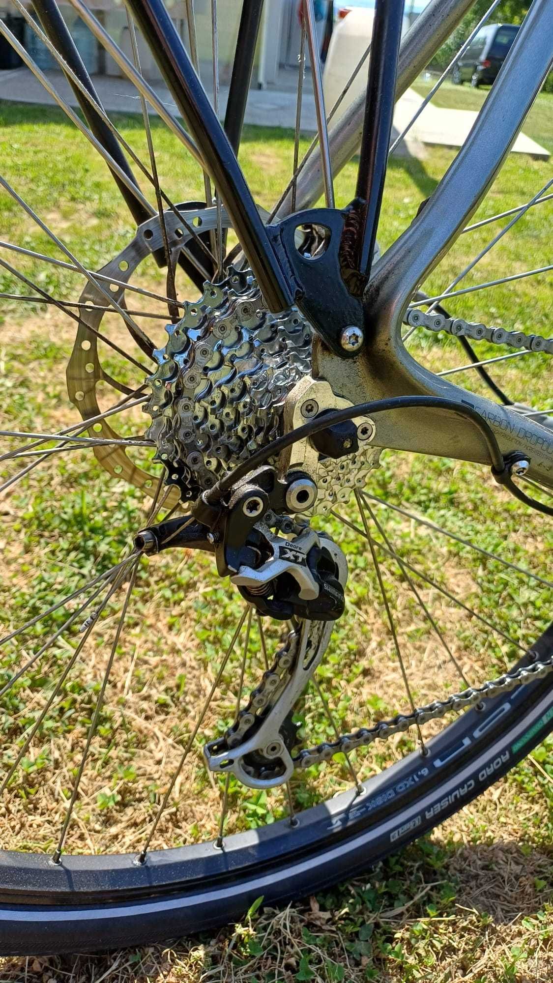 bicicleta Simplon, carbon, shimano Deore XT