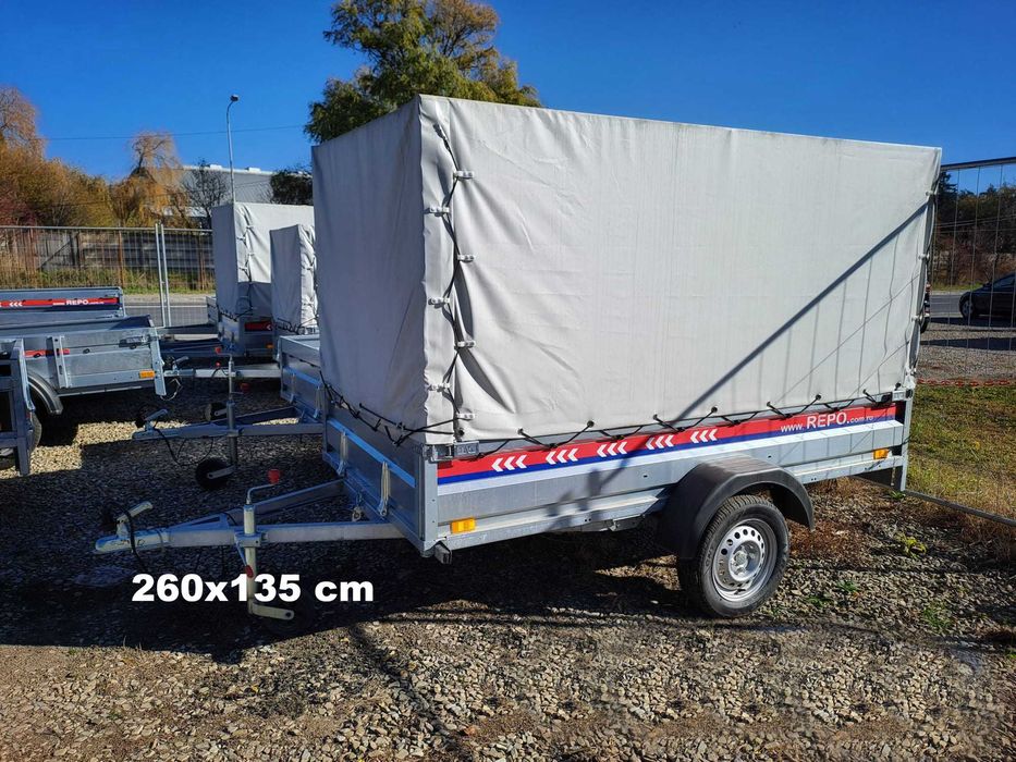 Remorca 750 kg 2 Axe  240x125x39 cm